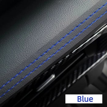 Νέα αυτοκόλλητη διακοσμητική πλάκα για ταμπλό αυτοκινήτου εσωτερικού styling PU δερμάτινη γραμμή διακόσμησης DIY λωρίδα πλεξούδας διακόσμηση αυτοκινήτου