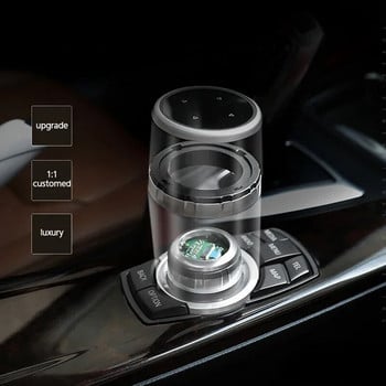 Κάλυμμα κουμπιών πολυμέσων στυλ αυτοκινήτου Αυτοκόλλητα iDrive για BMW F20 F25 F30 F10 F07 E60 E90 E92 E70 E71 F01 F02 E84 F48 X1 X3 X5 X6