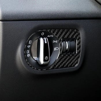 Μοναδικός διακόπτης προβολέων Decal Heat Resistance στις γρατσουνιές Ανθρακονήματα για Audi 2008-2014 TT 8n 8J MK123 TTRS