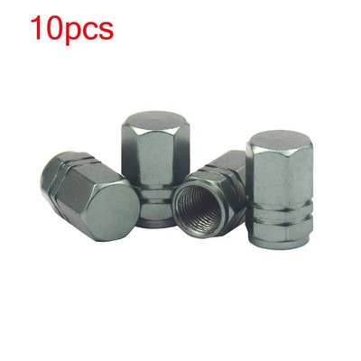 4 tk hõbedane autorehvi ventiili varre kork, nurling Style rehvi klapi kork alumiiniumist rehvi velje varre õhuklapi kork