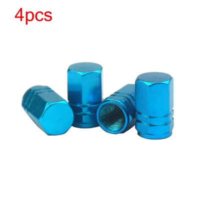 4 tk hõbedane autorehvi ventiili varre kork, nurling Style rehvi klapi kork alumiiniumist rehvi velje varre õhuklapi kork