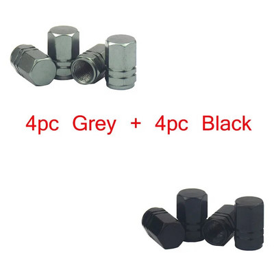 4 tk hõbedane autorehvi ventiili varre kork, nurling Style rehvi klapi kork alumiiniumist rehvi velje varre õhuklapi kork