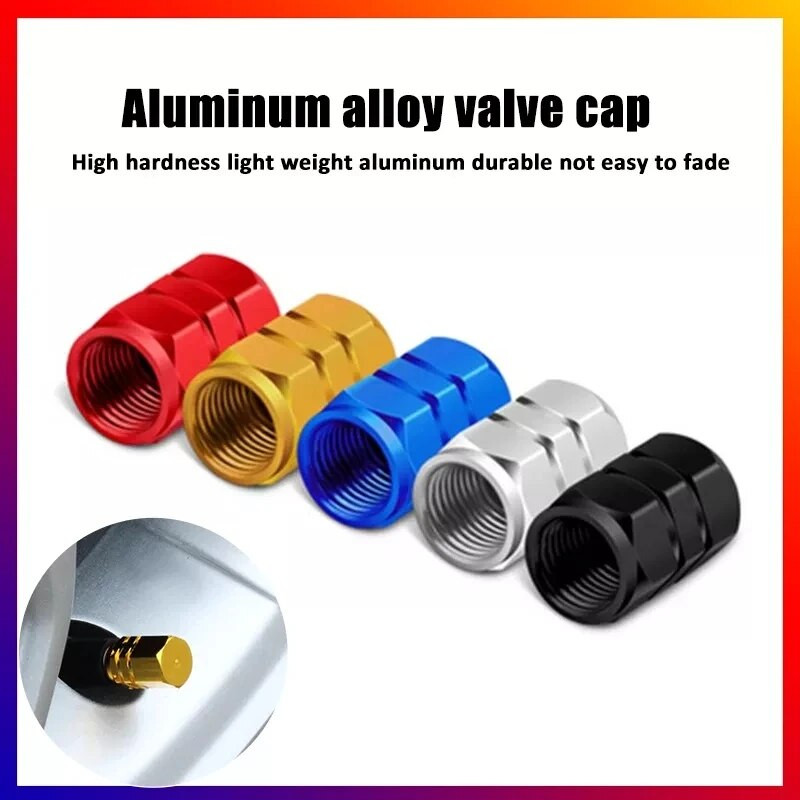 4 tk hõbedane autorehvi ventiili varre kork, nurling Style rehvi klapi kork alumiiniumist rehvi velje varre õhuklapi kork