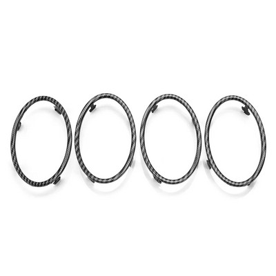 4 TK auto kliimaseadme trimmi väljalaskeava kaunistuse rõnga kleebis Ford Focus 2 MK2 2005-2013 autotarvikutele