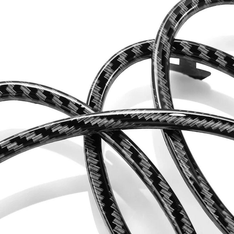 4 TK auto kliimaseadme trimmi väljalaskeava kaunistuse rõnga kleebis Ford Focus 2 MK2 2005-2013 autotarvikutele