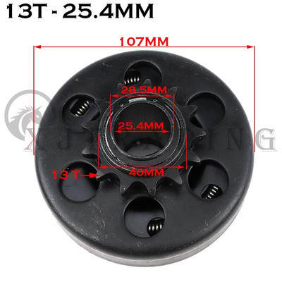 Ambreiaj automat centrifugal 13T 3/4" 19/20/25.4MM 428 Lant pentru troler GO Fun Minibike ATV Kart 13 dinti ambreiaj antrenare pinion