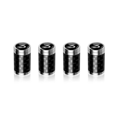 1 Komplekt alumiiniumist süsinikkiust vargusevastane autorehvi klapikorgid Rattarehvid varre õhukindlad katted Tesla Model 3 YXZ LOGO jaoks