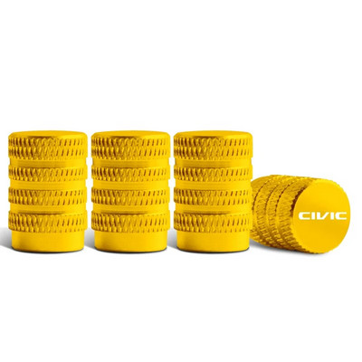 4db Civic Letter Jelvényhez Mugen Power autókerék gumiabroncs szelepsapkák Gumiabroncsszár burkolatok Kiegészítők Styling