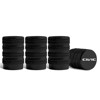 4db Civic Letter Jelvényhez Mugen Power autókerék gumiabroncs szelepsapkák Gumiabroncsszár burkolatok Kiegészítők Styling