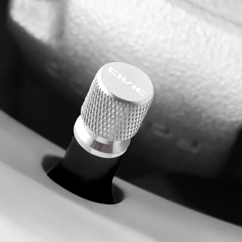 4db Civic Letter Jelvényhez Mugen Power autókerék gumiabroncs szelepsapkák Gumiabroncsszár burkolatok Kiegészítők Styling