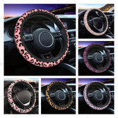 Leopard Print naiste autorooli kate, armas 15-tolline universaalne maasturi veoauto libisemisvastane auto rooli kate