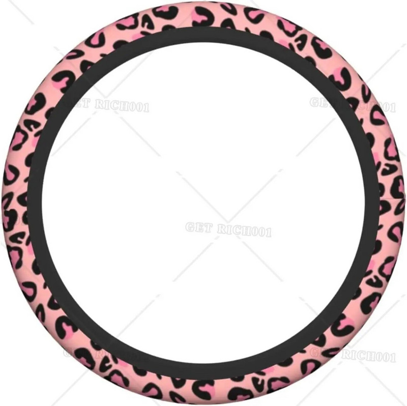 Leopard Print naiste autorooli kate, armas 15-tolline universaalne maasturi veoauto libisemisvastane auto rooli kate