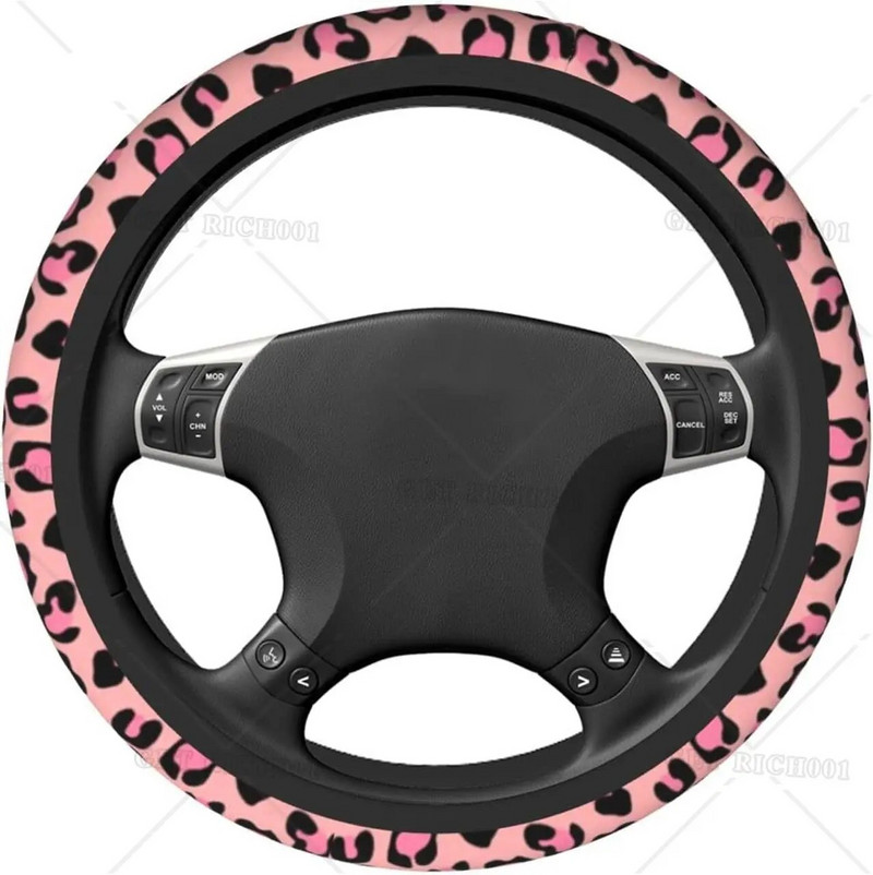 Leopard Print naiste autorooli kate, armas 15-tolline universaalne maasturi veoauto libisemisvastane auto rooli kate
