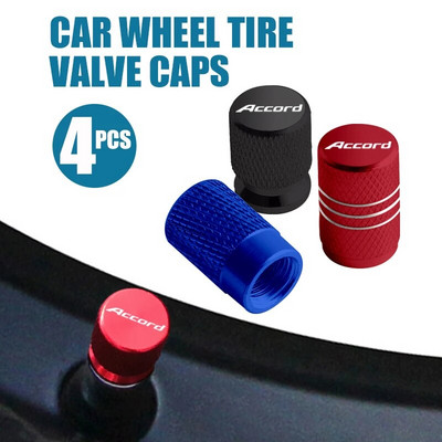 За емблема на Accord Odyssey Pilot Civic Typer Mugen Power Badge Car Wheel Tire Valve Caps Капаци на стеблото на гумата Аксесоари