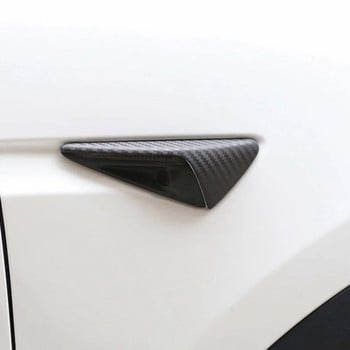 За Tesla Model 3/Y/X/S Защитен капак за странична камера от въглеродни влакна Калъф за калници Аксесоари за модификация на автомобила Tesla 2017-2022