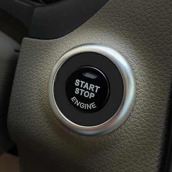 Αυτοκόλλητο με κουμπιά διακοπής εκκίνησης αυτοκινήτου Κάλυμμα δαχτυλιδιού με κουμπιά ανάφλεξης κινητήρα για Nissan Qashqai J11 Lafesta Murano X-Trail κ.λπ. Cima