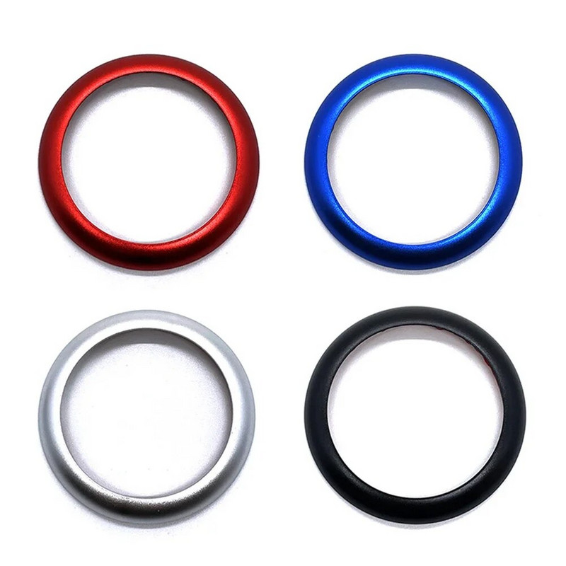 Automašīnas iedarbināšanas apturēšanas pogas gredzena vāka apdares auto dzinēja aizdedzes pogas uzlīme Nissan Qashqai J11 Lafesta Murano X-Trail utt Cima