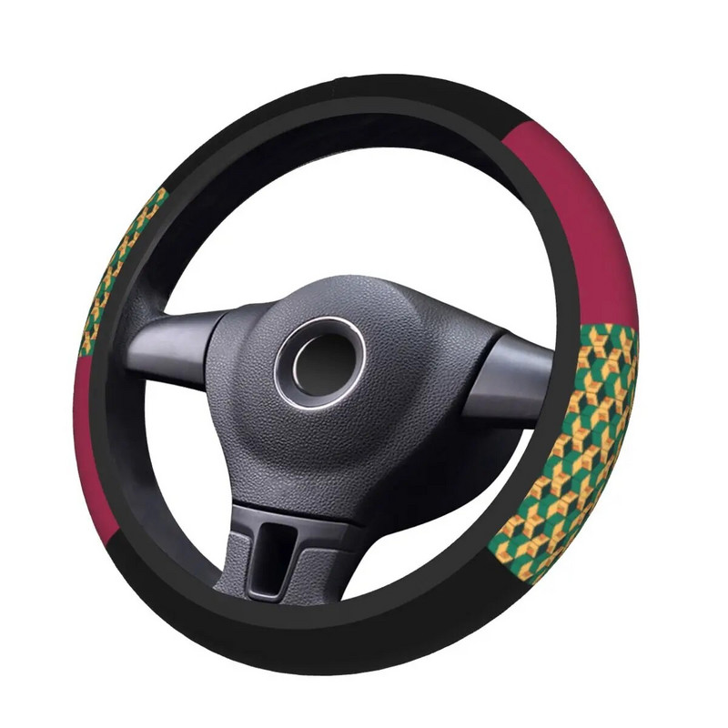 Tomioka uzorak Demon Slayer Navlaka za volan automobila 38 cm protuklizna anime prikladna za stil automobila Dodaci za volan