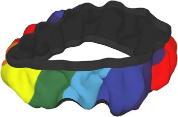 Калъф за волан Pride Rainbow Wheel Wrap Soft за момичета, жени, мъже