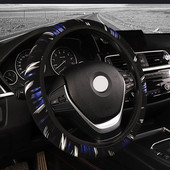 Scrawl Print Divat autó kormánykerék burkolat dekoráció belső lakókocsi utánfutó teherautó terepjáró 4x4 autó tartozékok