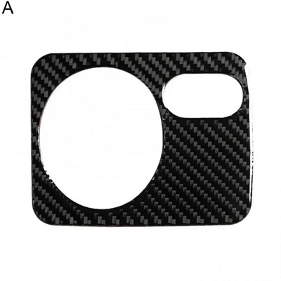 Süsinikkiust esitulede lüliti juhtraami kleebis Kriimustusvastane Lihtsalt paigaldatavad kleebised VW Golf 6 R MK6 Scirocco 09-16