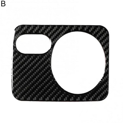 Süsinikkiust esitulede lüliti juhtraami kleebis Kriimustusvastane Lihtsalt paigaldatavad kleebised VW Golf 6 R MK6 Scirocco 09-16