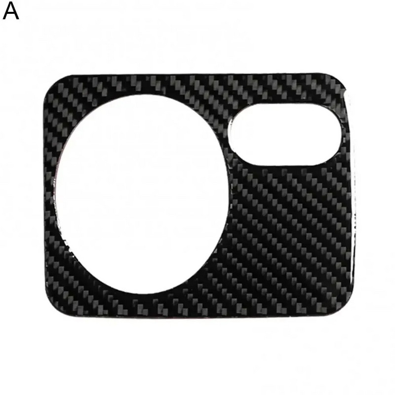 Süsinikkiust esitulede lüliti juhtraami kleebis Kriimustusvastane Lihtsalt paigaldatavad kleebised VW Golf 6 R MK6 Scirocco 09-16