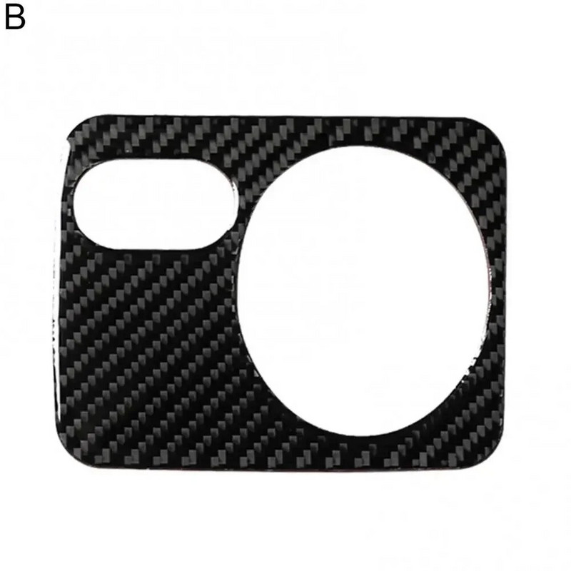 Süsinikkiust esitulede lüliti juhtraami kleebis Kriimustusvastane Lihtsalt paigaldatavad kleebised VW Golf 6 R MK6 Scirocco 09-16