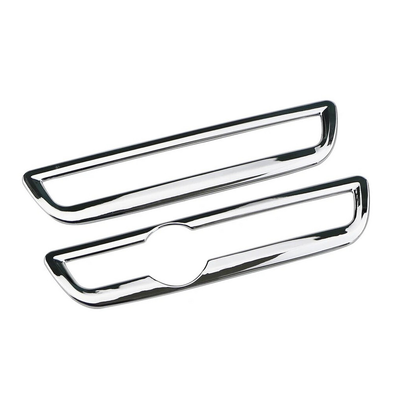 ABS Chrome`i auto võtmehoidja kütusepaagi nupu paneeli raami kaunistuse kleebis Peugeot 2008 2014–2019 LHD tarvikutele