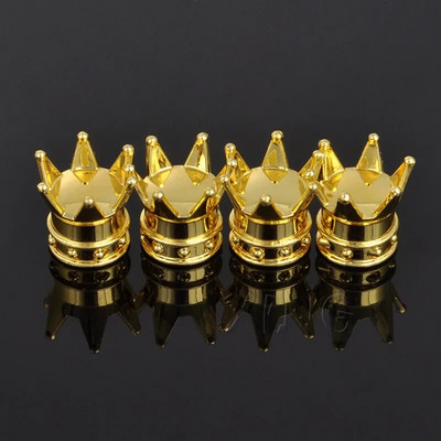 4 tk Universal Crown Style autojalgratta rehvi õhuklapp jalgratta varre kork Autod ratta rehvi varre õhuklapi tolmukatted tarvik