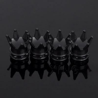 4 tk Universal Crown Style autojalgratta rehvi õhuklapp jalgratta varre kork Autod ratta rehvi varre õhuklapi tolmukatted tarvik