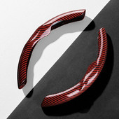 Universaalsed süsinikkiust auto roolikatted libisemiskindlad võimendikatted BMW e46 golfile 4 auto interjööri kujundavad autotarvikud