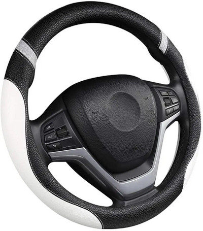 Universaalne nahast roolikate naistele, tüdrukutele, meestele, moes, armas rooliratta kate autole, 15 tolli