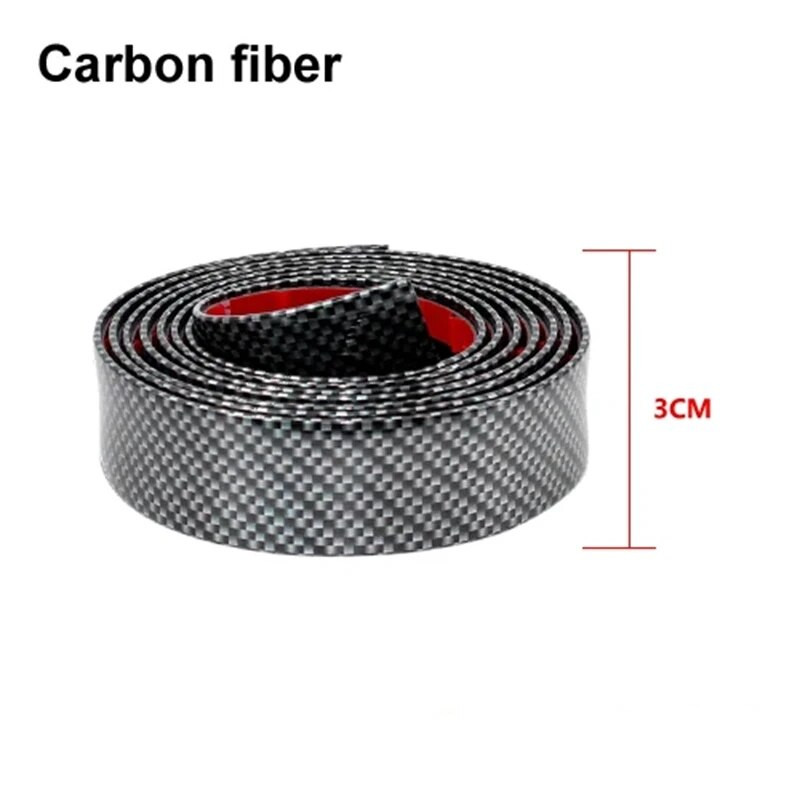 Süsinikkiust kaitsmed Autokleebised, ukseserva kaitsekile, kummist vormiliist DIY auto stiilitarvikud Interjöör