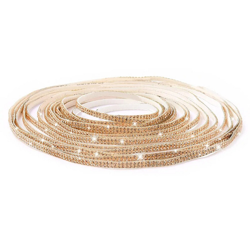 1 Yard Bling kristály matrica öntapadó strasszos díszítőszalag szalag