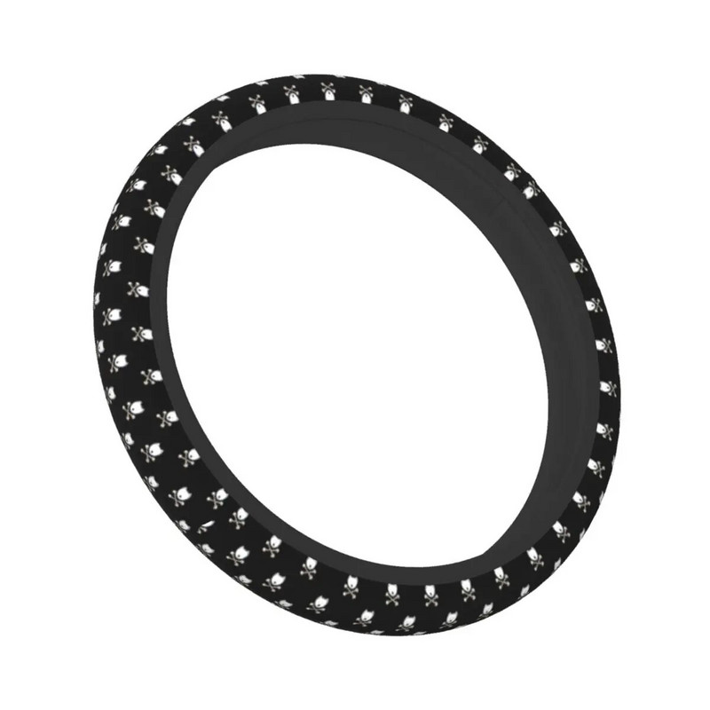 Crossbones Westies šuniuko vairo dangtis Vakarų Škotijos baltojo terjero šunų vairo apsauga Universalūs automobilio priedai