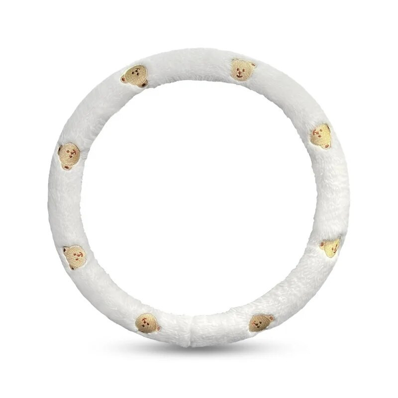 Tikkima armas auto rooliratta kate plüüsis talv soe libisemisvastane roolikaitse sisekujundus Autotarvikud