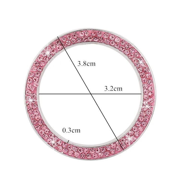 Tinka BMW E90 E92 E93 BMW E60 E46 E39 BMW F10 F20 Automobilio užvedimo stabdymo žiedas Apsauginiai lipdukai Automobilio priedai Salonas