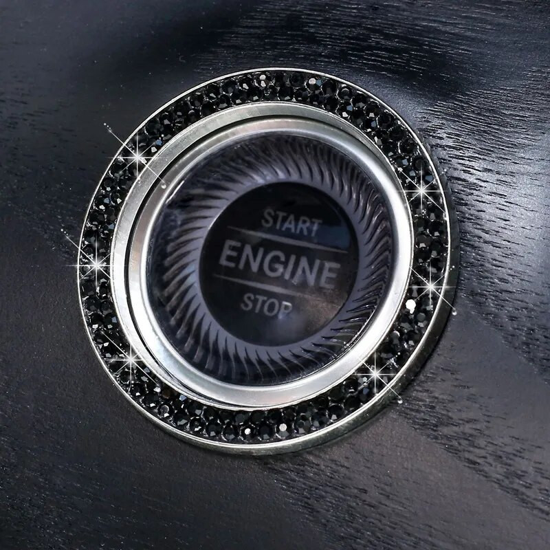 Tinka BMW E90 E92 E93 BMW E60 E46 E39 BMW F10 F20 Automobilio užvedimo stabdymo žiedas Apsauginiai lipdukai Automobilio priedai Salonas