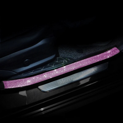Universal Rhinestone Car Sticker Decoration Auto Multi-function Threshold Protect Stickers Tape Car Protection Scratch-resistant