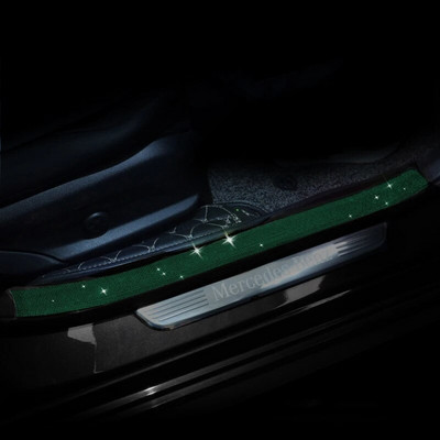 Universāla Rhinestone auto uzlīmju apdare Auto daudzfunkcionāla sliekšņa aizsardzības uzlīmes Lenta Automašīnas aizsardzība Noturīga pret skrāpējumiem