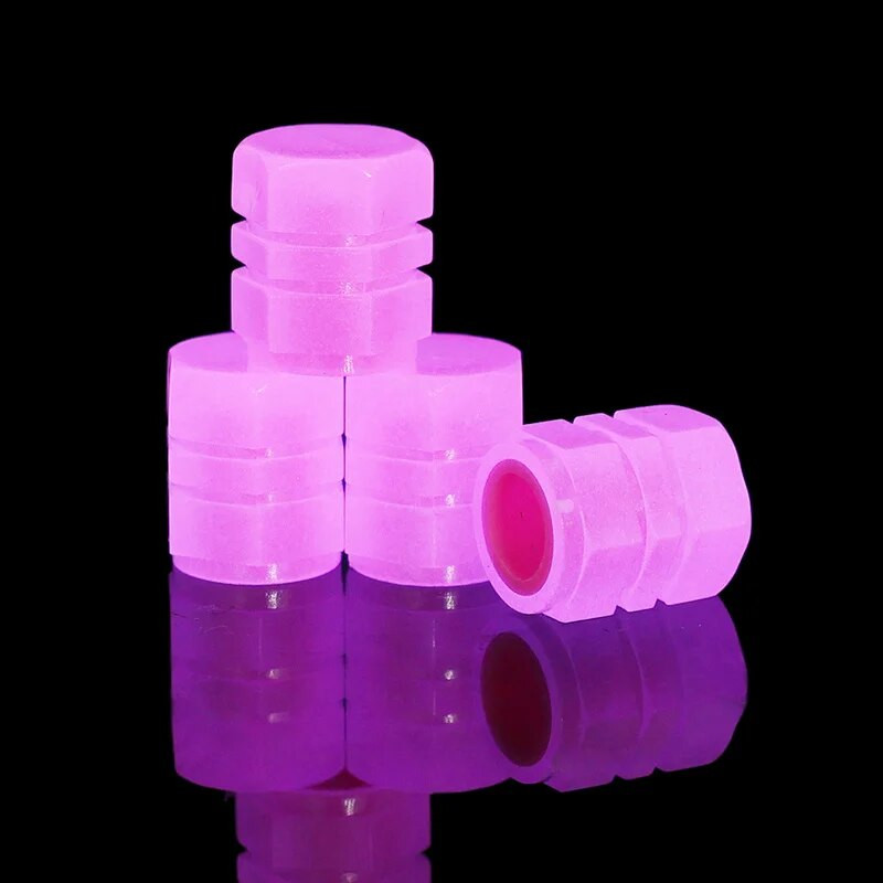 Autó rózsaszín, piros világító gumiabroncs szelepsapka motorkerékpár kerékagy Izzó szelepfedél gumiabroncs dekoráció autóformázó gumiabroncs tartozékok