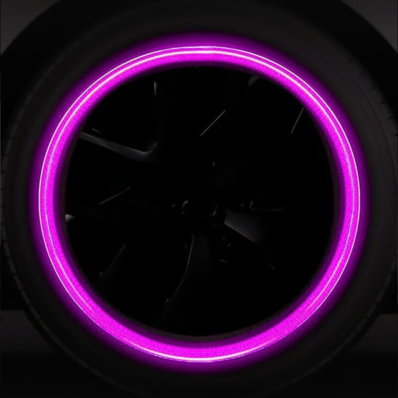 Autó rózsaszín, piros világító gumiabroncs szelepsapka motorkerékpár kerékagy Izzó szelepfedél gumiabroncs dekoráció autóformázó gumiabroncs tartozékok