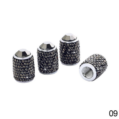 4Gb Long Style Diamond Bling automašīnu riteņu riepu kāta gaisa vāciņi kronis, putekļu necaurlaidīgi Rhinestone riepu vārstu vāciņi Auto piederumi