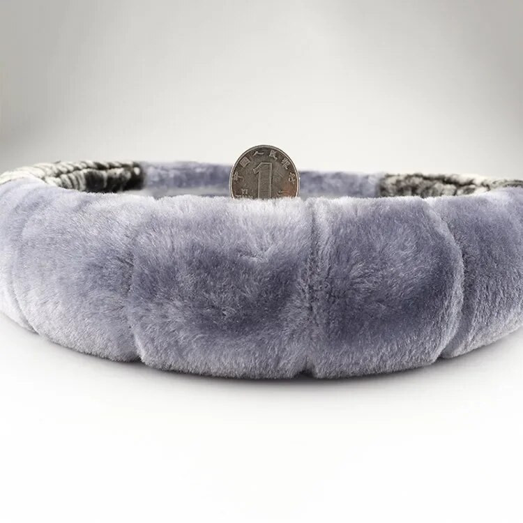 Téli szuper puha plüss autó kormánykerék borítás univerzális, meleg műszőrme automatikus kormánykerék a kormányon 37/38 cm