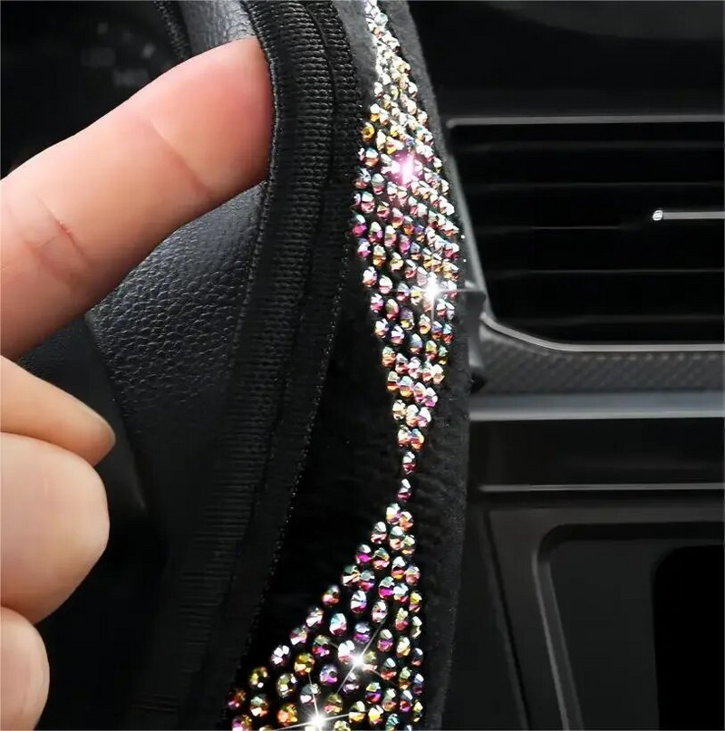 Moodne Crystal Car keskkonsooli käetoe kaitsepadi, auto käetugede hoiukarbi kattepadi / rooli kate