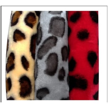 Универсален волан Плюшен леопард Калъфки за волан на кола Зимна козина Топли и меки аксесоари за интериора на автомобила