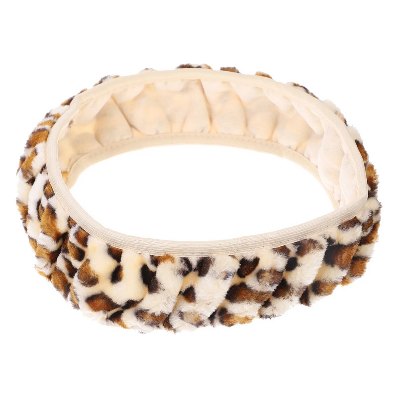 Leopardprinteriga kaaned roolirattale, sõidukiprintide kaaned meestele, elastsed autotarvikud