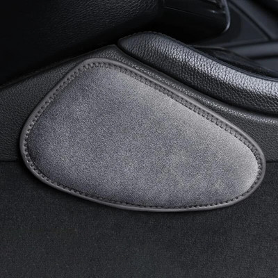 Auto nahast põlvepadi Üldine Lihtne paigaldada Kvaliteetne auto padi pikamaasõidu jalapadja käehoidja tugitarvikud
