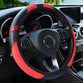 Nahast väike koletis multifilmi kassiauto ilma sisemise rõngata roolikatteta autotarbed, 14,5-15 tolli